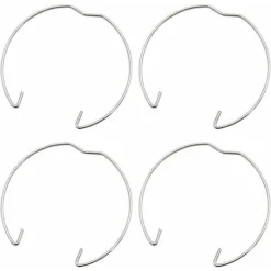 36 Pièces Anneau à Ressort 50mm Pour Spot GU10 MR16 Anneau à Ressort Anneau De Fixation Clip Pour Ampoules LED Halogène Ou Spots Encastrés En Argent.