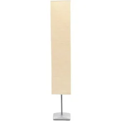 Lampadaire Avec Support En Acier 135 Cm Beige VidaXL
