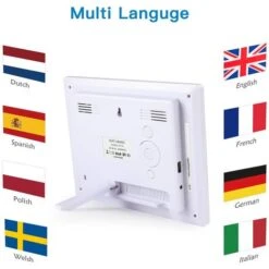 Montre Senior 8 Pouces. Calendrier Numérique Et Horloge Senior - Horloge Numérique, Réveil, Calendrier Pour Les Personnes Agées Et Les Personnes Atteintes De Démence -Éclairage Domestique 74447391 4