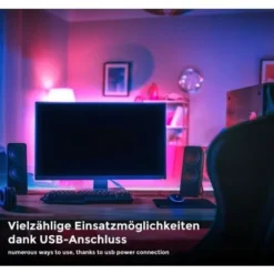 Bande LED USB 5 M Bande Lumineuse RGB Changement De Couleur Guirlande Lumineuse Colorée Télécommandée Lumineuse Autocollante -Éclairage Domestique 74883272 5