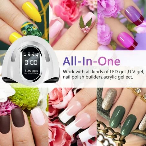 Lampe à Ongles Intelligente X11, 220W Séchage Rapide LED Sèche-Ongles à Induction UV Détachable Machine De Photothérapie Nail Art 5 Lampe à Ongles Intelligente X11, 220W Séchage Rapide LED Sèche-Ongles à Induction UV Détachable Machine De Photothérapie Nail Art – Image 5