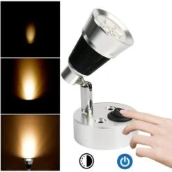 12V LED Spot Lampe De Lecture Murale, 2 Pièces Auto LED Lumière Interrupteur Réglable Intérieure E Van Lumière Pour RV, , E, Bateau, Yacht -Éclairage Domestique 77175092 5