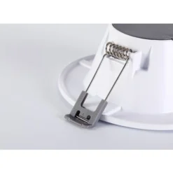 5 Spots LED Pour Salle De Bain, Ultra-plat 25mm, Ø90mm, Blanc, Plafonnier Encastré, Panneau LED 5-7W, 460Lm, Blanc Neutre 4000K -Éclairage Domestique 78387939 4