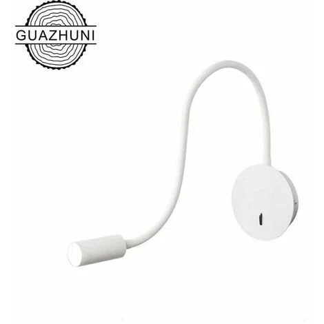 Applique Murale Liseuse Applique Murale 3W LED 3000K Lampe De Lecture Col De Cygne Lampe, (Blanc) 1 Applique Murale Liseuse Applique Murale 3W LED 3000K Lampe De Lecture Col De Cygne Lampe, (Blanc)