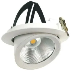 Spot LED Rond Encastrable Orientable COB Blanc 30W - Blanc Chaud -Éclairage Domestique 86108571 5