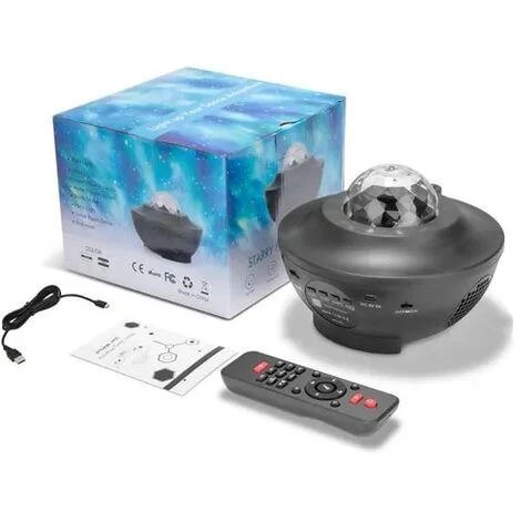 None Projecteur De Musique Avec Télécommande APP, Lampe étoile, Haut-parleur Bluetooth Intégré Et Capteur De Son 3 None Projecteur De Musique Avec Télécommande APP, Lampe étoile, Haut-parleur Bluetooth Intégré Et Capteur De Son – Image 3