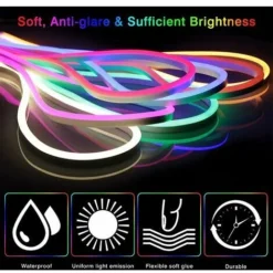 RUIOIU Enseignes Au Néon Planète Lumières Pour Chambre Décoration Murale Batterie Et Alimenté Par USB Esthétique Led Néon Lumière Pour Adolescentes Salon Décoration De Fête -Éclairage Domestique 87204654 3