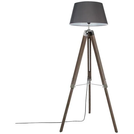 Lampadaire à Trépied Gris Runo H145 - Atmosphera Créateur D'intérieur 1 Lampadaire à Trépied Gris Runo H145 - Atmosphera Créateur D'intérieur