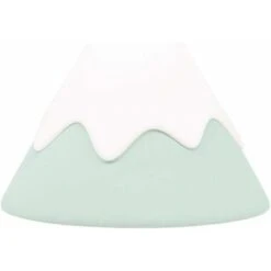 Lampe De Montagne De Neige Led Veilleuse En Silicone Tactile Avec Lampe -Vert Menthe