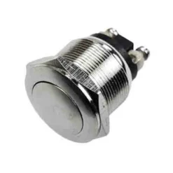 EDM Bouton Poussoir Métallique 2a 250v Chrome