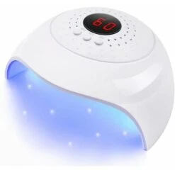 Orchidée-LED UV Lampe à Ongles 54W Sèche-Ongles Gel Nail Durcissement Lampe UV Pour Gel Vernis À Ongles Avec USB 3 Minuterie Capteur Automatique,