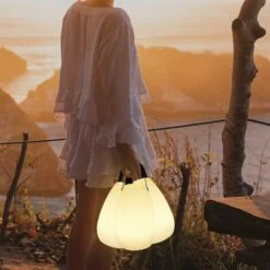 Grande Lampe D'extérieur à Batterie Rechargeable Avec Télécommande - Lampe De Table étanche Sans Fil Rechargeable à Intensité Variable -Éclairage Domestique 93396464 5