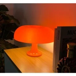Lampe à Poser　Lampe De Table En Polycarbonate Orange（Donnez Quatre Ampoules） -Éclairage Domestique 94304350 5