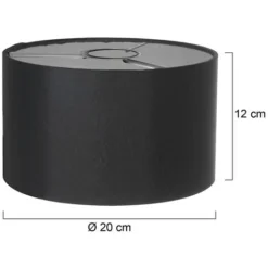 Abat-jour Steinhauer Lampenkappen Noir - Linnen - K26762S -Éclairage Domestique 94414140 4