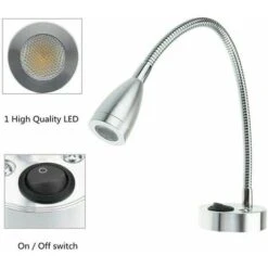 Applique Murale LED 12V Spot LED Lampe De Lecture Interrupteur Camper Caravan RV RV Lumières Chaudes (2 Pièces) -Éclairage Domestique 94725436 3