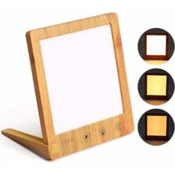 Lampe De Luminothérapie 10000 Lux SAD Lampe LED De Lumière Du Pour Le Traitement Efficace Des Troubles Affectifs Saisonniers Avec Fonction Minuterie Contrôle Tactile Convient à La Maison/bureau