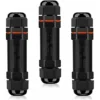 WddnAot Connecteurs De Câbles Étanches, Boite De Derivation Étanche Exterieur IP68, Raccord Electrique Étanche Lot De 3, Connecteur Electrique Etanche 3 Fils Pour Câble Ø 2-13mm