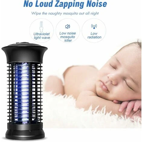 Lampe Anti-moustiques, Puissant Piège électronique à Insectes Anti-insectes Puissant Piège à Mouches Anti-insectes Avec Crochet Moustique Zappers Fly Gnat Zappers Pour L'intérieur 2 Lampe Anti-moustiques, Puissant Piège électronique à Insectes Anti-insectes Puissant Piège à Mouches Anti-insectes Avec Crochet Moustique Zappers Fly Gnat Zappers Pour L'intérieur – Image 2
