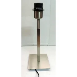 Lampe à Poser Décorative Métal H375mm Socle 130X130mm Culot E27 230V Sans Ampoule Ni Abat-jour SUMBA PM TRAJECTOIRE 003227