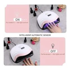 168W Lampe UV Sèche Ongles,Lampes à Ongles Professionnel,Séchage Rapide 4 Minuterie De 10s/30s/60s/99s,36 LEDs, Grand LCD Ecran Base Démontable Pour Vernis Semi Permanent Gel Et Vernis 8 168W Lampe UV Sèche Ongles,Lampes à Ongles Professionnel,Séchage Rapide 4 Minuterie De 10s/30s/60s/99s,36 LEDs, Grand LCD Ecran Base Démontable Pour Vernis Semi Permanent Gel Et Vernis -Éclairage Domestique 95920138 4