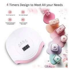 168W Lampe UV Sèche Ongles,Lampes à Ongles Professionnel,Séchage Rapide 4 Minuterie De 10s/30s/60s/99s,36 LEDs, Grand LCD Ecran Base Démontable Pour Vernis Semi Permanent Gel Et Vernis 9 168W Lampe UV Sèche Ongles,Lampes à Ongles Professionnel,Séchage Rapide 4 Minuterie De 10s/30s/60s/99s,36 LEDs, Grand LCD Ecran Base Démontable Pour Vernis Semi Permanent Gel Et Vernis -Éclairage Domestique 95920138 5