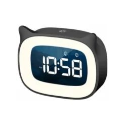 Réveil,réveil Enfant Educatif, 18 Types De Musique Reveil Veilleuse Enfant LED Veilleuses Educatif Jour/nuit Lumineux 5 Couleurs Snooze Réveil 2 Alarmes Pour Fille Garcon,Blanc