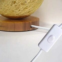 LECHUANG Lampe De Table En Bois, Lampe De Chevet Décorative En Bois Chargeur USB Pour Chambre, Salon, Table De Chevet, Table De Bout, Salle De Café, Chambre Bébé (Or) -Éclairage Domestique 98442854 4
