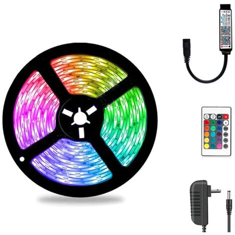 Ruban LED WiFi 10 M (2 X 5M), Bande LED RGB 5050 SMD IP65 Multicolore 16 Millions De Couleurs Sync Avec Musique Smart Téléphone APP Travail Avec Alexa Google Home, Pour Décoration Maison [Classe énerg 1 Ruban LED WiFi 10 M (2 X 5M), Bande LED RGB 5050 SMD IP65 Multicolore 16 Millions De Couleurs Sync Avec Musique Smart Téléphone APP Travail Avec Alexa Google Home, Pour Décoration Maison [Classe énerg