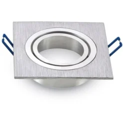 Support Orientable Carré Alu Brossé